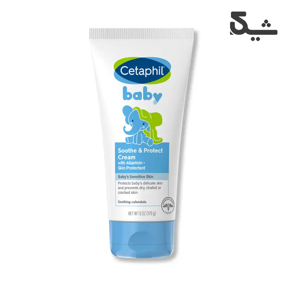 کرم تسکین دهنده و محافظت کننده کودک ستافیل مدل Cetaphil Baby Soothe and Protect Cream وزن 170 گرم