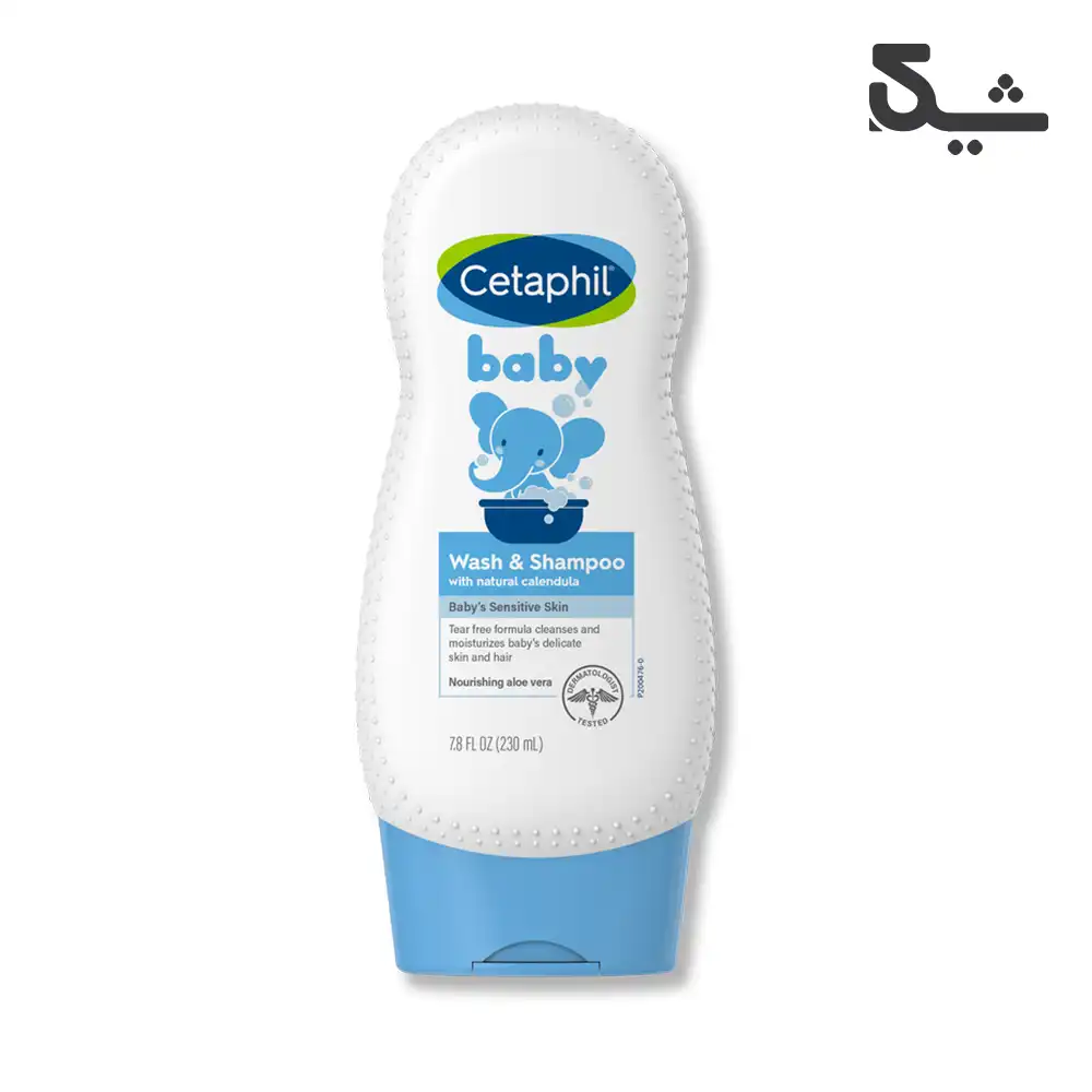 شامپو و شست و شوی کودک ستافیل مدل Cetaphil Baby Wash and Shampoo حجم 200 میل